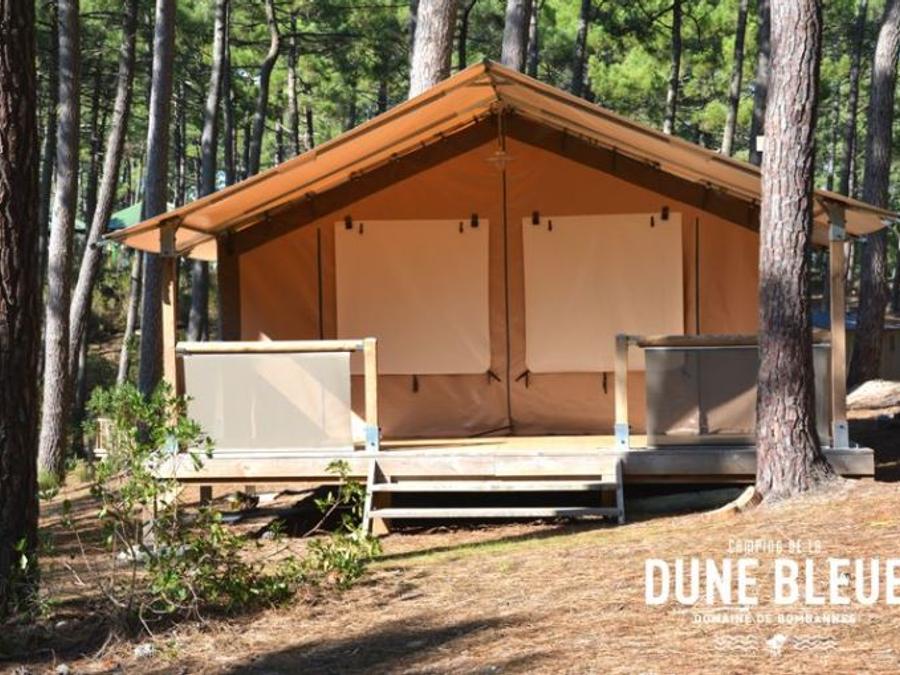 Tente en toile et en bois 4 personnes - TENTE LODGE - Les Yuccas | 4 pers. 2 ch. 0