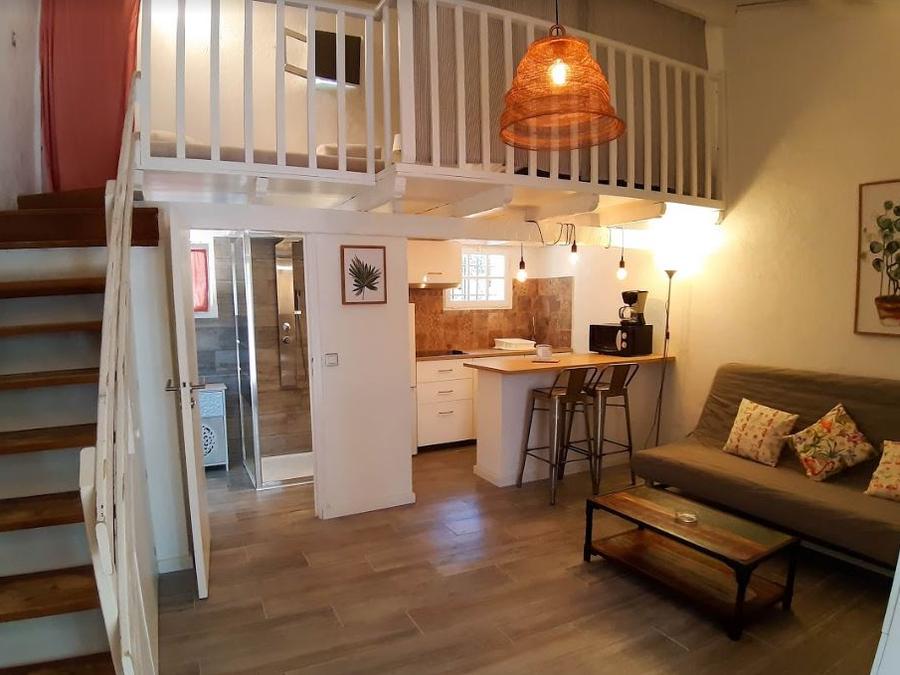 Studio 5 personnes - Studio CIGALOU + mezzanine 1