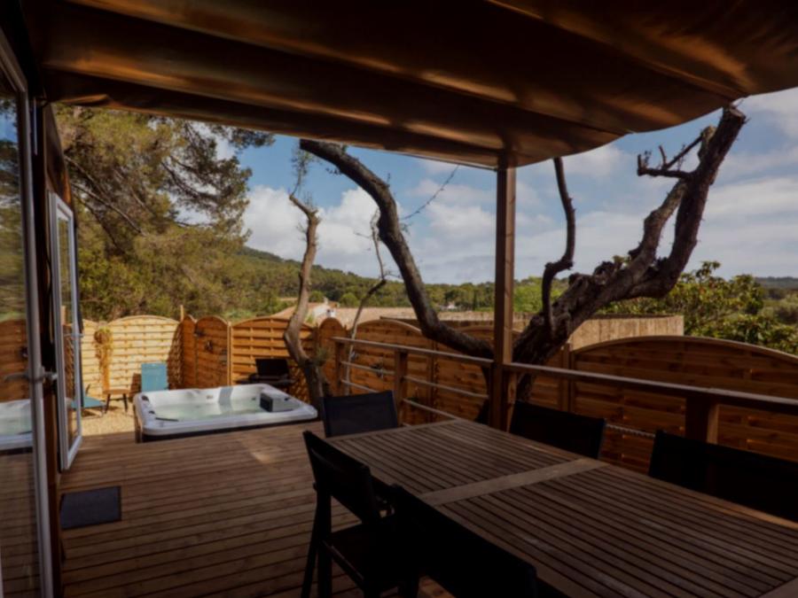 Mobilhome 5 personnes - NEW 2023 ! Cottage MAGNOLIA + jacuzzi 32m² (2 chambres) 11