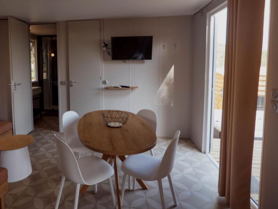 Mobilhome 5 personnes - NEW 2023 ! Cottage MAGNOLIA + jacuzzi 32m² (2 chambres) 9