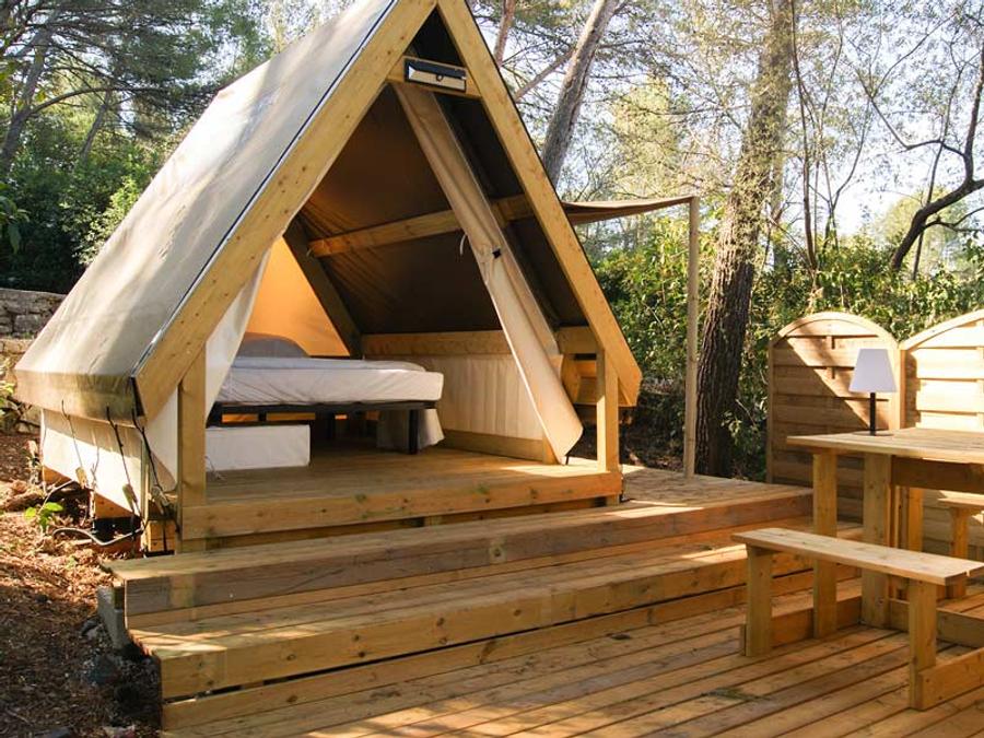 Mobilhome 10 personnes - NEW 2024 Cottage Côté Jardin Jacuzzi (6/8P) PRESTIGE 3CH. 2SDB + TIPI 2 couchages 4