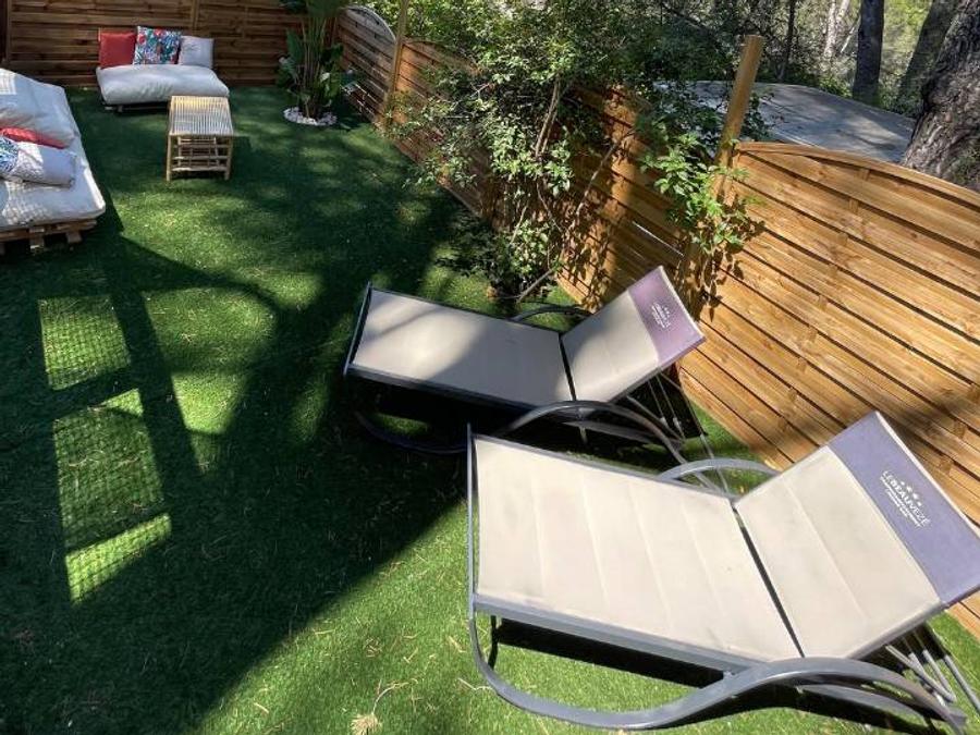 Mobilhome 10 personnes - NEW 2024 Cottage Côté Jardin Jacuzzi (6/8P) PRESTIGE 3CH. 2SDB + TIPI 2 couchages 14