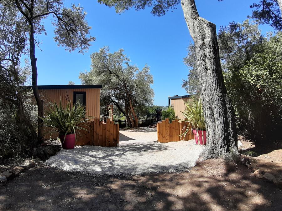 Mobilhome 2 personnes - Cottage JASMIN + jacuzzi 21m² (1 chambre) 12