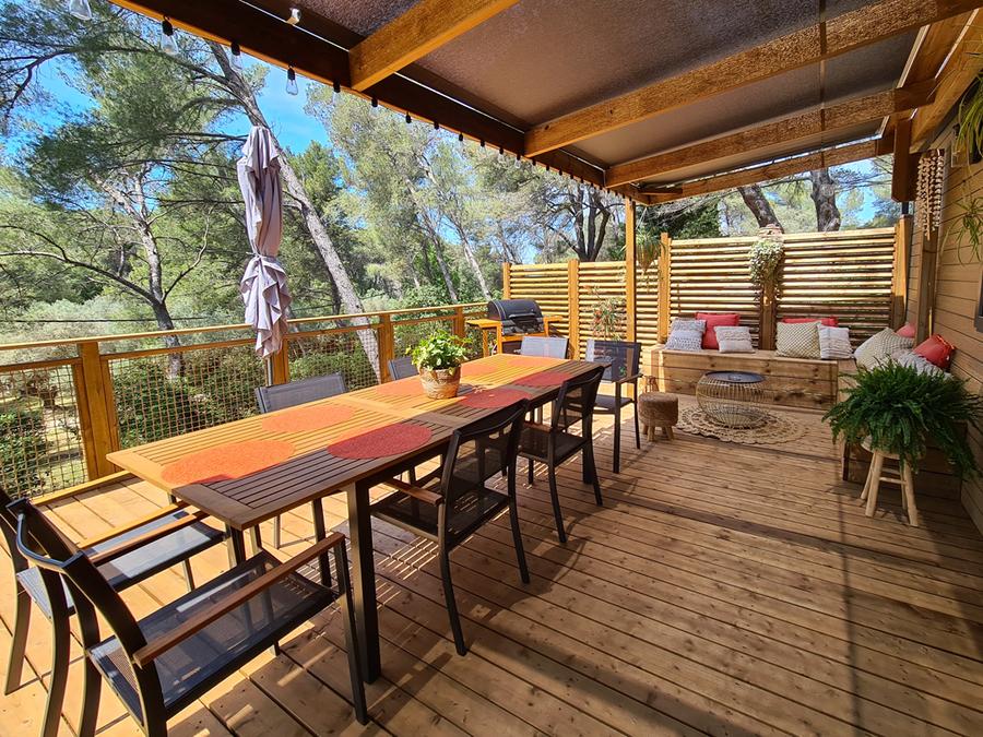Mobilhome 8 personnes - Cottage COTE JARDIN 40m² (3 chambres) 0