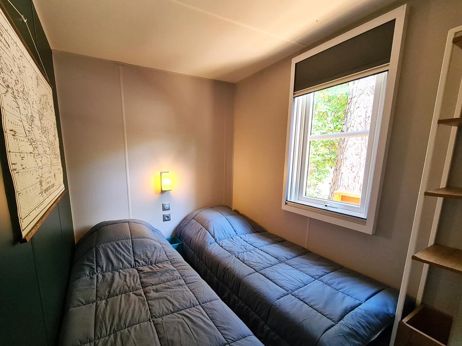 Mobilhome 8 personnes - Cottage COTE JARDIN 40m² (3 chambres) 2