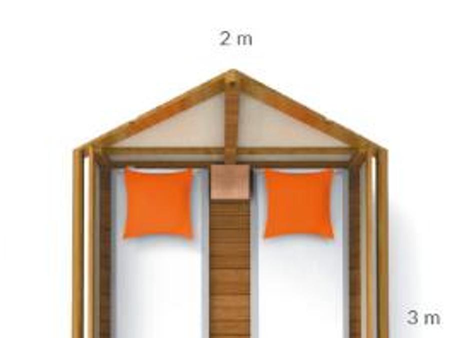 Mobilhome 10 personnes - NEW 2024 Cottage Côté Jardin Jacuzzi (6/8P) PRESTIGE 3CH. 2SDB + TIPI 2 couchages 27