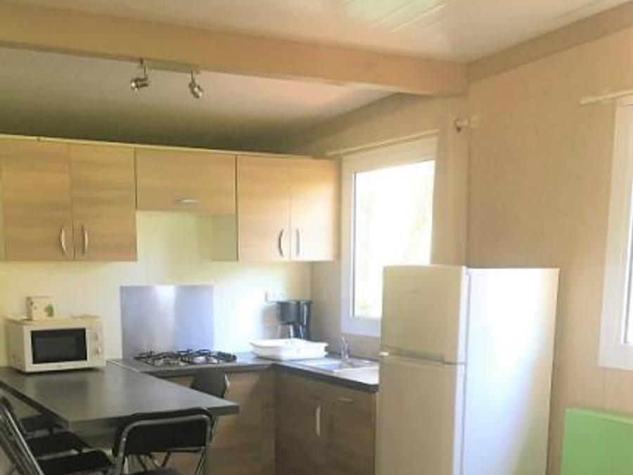 Chalet 7 personnes - Chalet VEGA 32m² (2 chambres), canapé lit dans le salon 12