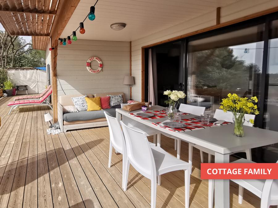 Mobilhome 8 personnes - Cottage FAMILY 63m² (3 chambres) 1