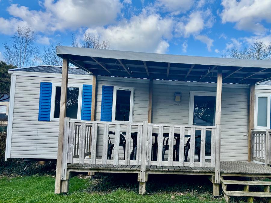 Mobilhome 6 personnes - 3 chambres - terrasse bois - TV - 6 pers 1