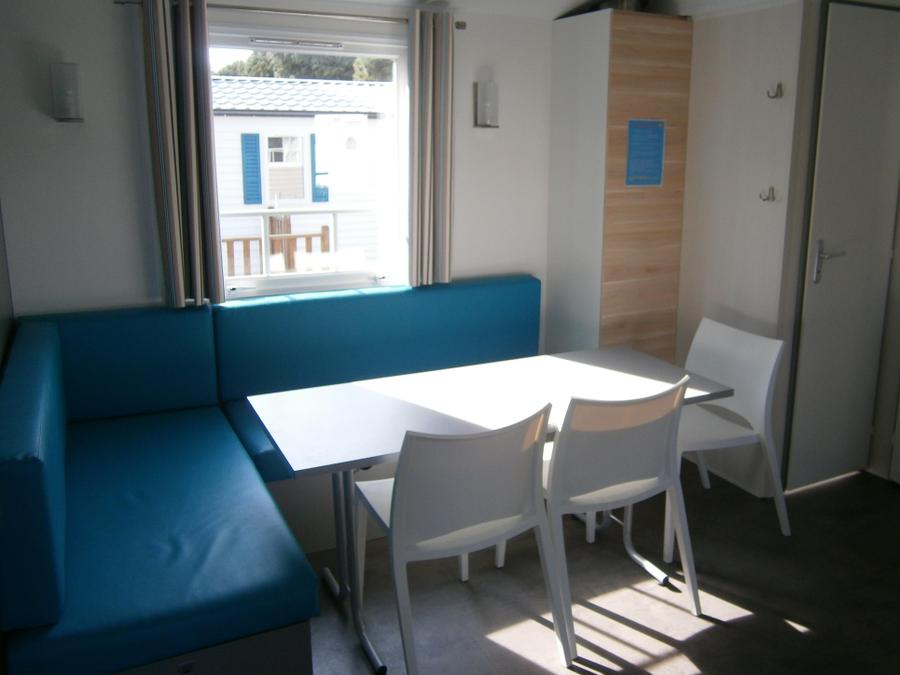 Mobilhome 6 personnes - 3 chambres - terrasse bois - TV - 6 pers 6