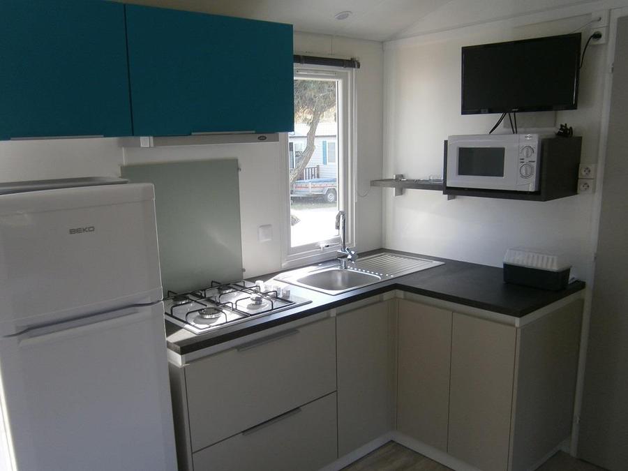 Mobilhome 6 personnes - 3 chambres - terrasse bois - TV - 6 pers 2