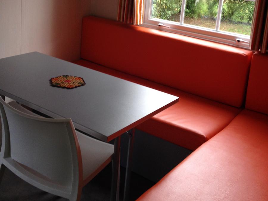 Mobilhome 5 personnes - 2 chambres - terrasse semi-couverte - TV 1