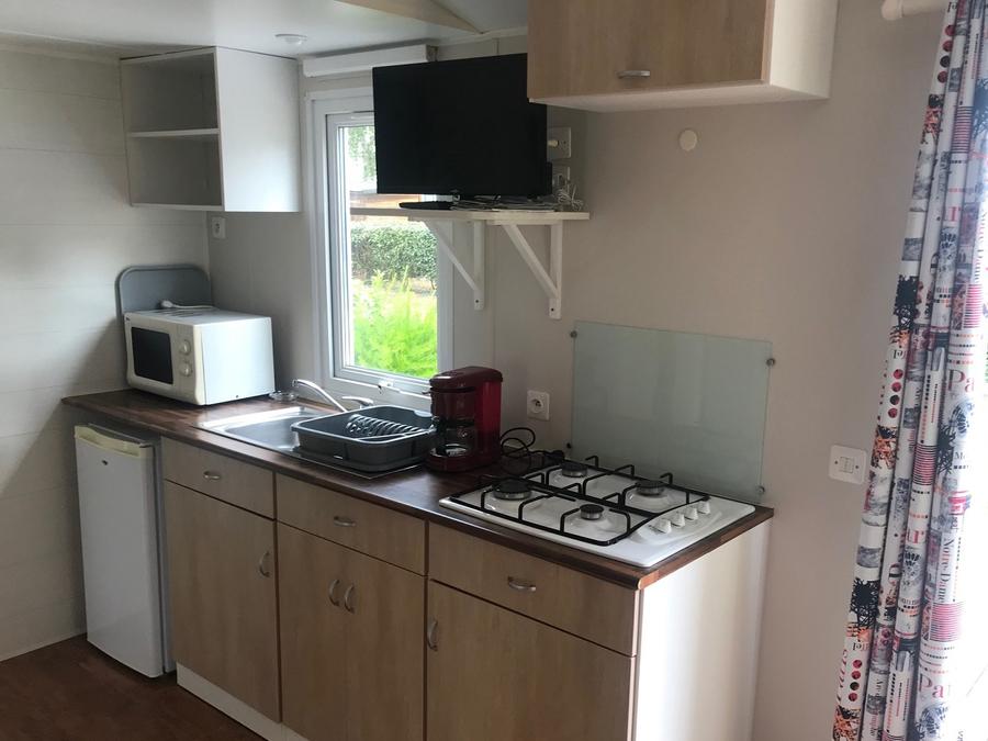 Mobilhome 4 personnes - 2 chambres -terrasse bois - TV 2