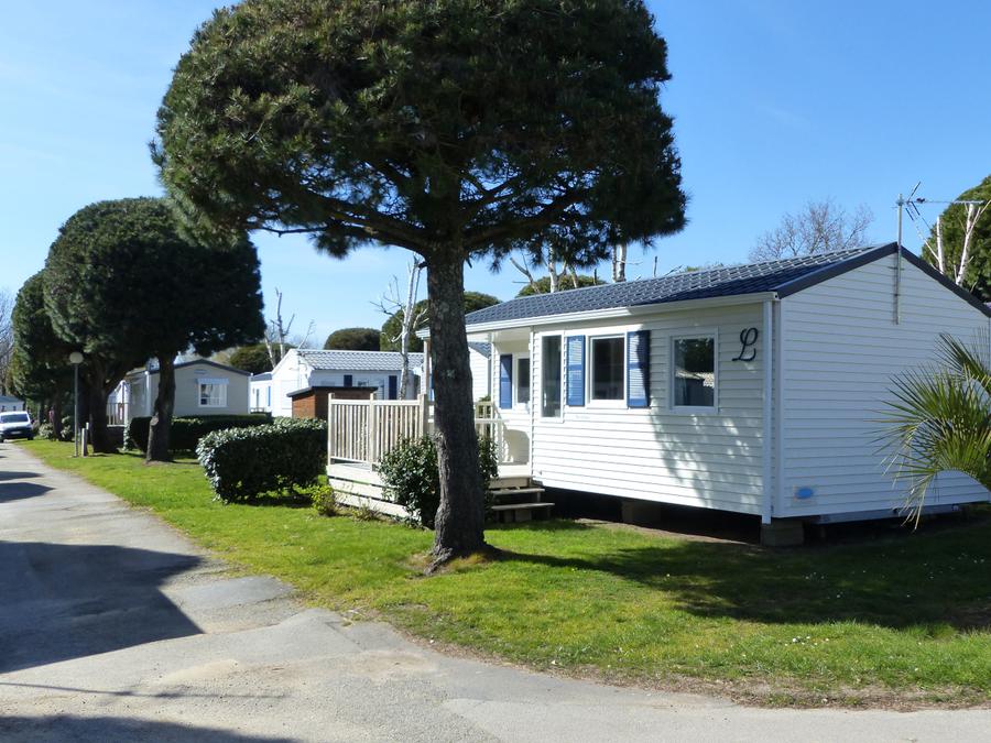 Mobilhome 4 personnes - Mobil-Home 28 à 30 m² - 2 chambres - terrasse semi-couverte ou couverte - TV 7