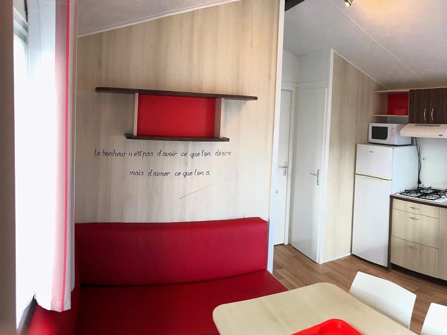 Mobilhome 4 personnes - Mobil-Home 28 à 30 m² - 2 chambres - terrasse semi-couverte ou couverte - TV 8