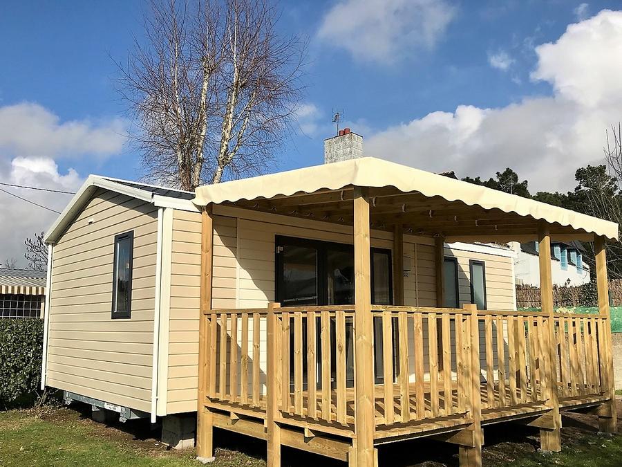 Mobilhome 4 personnes - Mobil-Home 28 à 30 m² - 2 chambres - terrasse semi-couverte ou couverte - TV 1