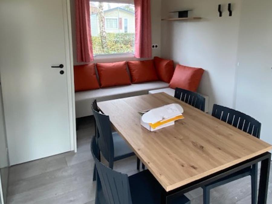 Mobilhome 4 personnes - CONFORT 27 m² - 2 chambres - terrasse couverte - TV 4