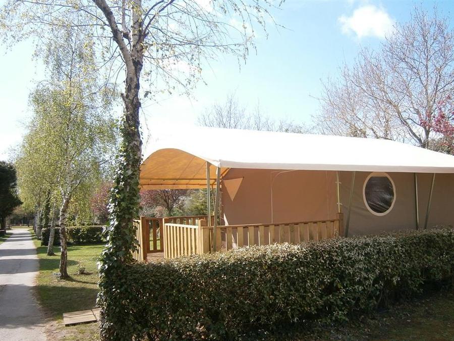 Bungalow toilé 5 personnes - Bungalow toilé Canada / Lodge - terrasse couverte 0