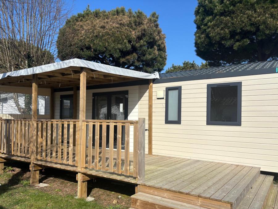 Mobilhome 6 personnes - Mobil-Home CONFORT - 3 chambres - terrasse couverte - TV 7