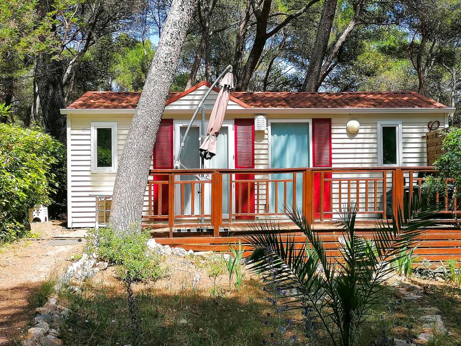 Mobilhome 4 personnes - Florès CONFORT -2 chambres 30m²- *Clim, terrasse, TV* 0