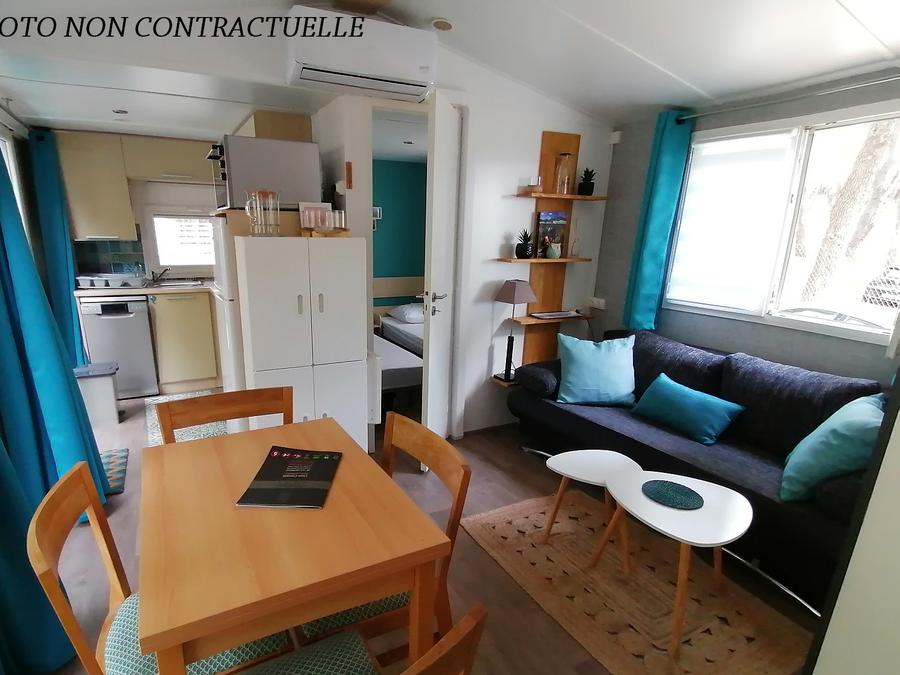 Mobilhome 6 personnes - Grand Large CONFORT -2 chambres 30m²- *Clim, terrasse, TV* 1