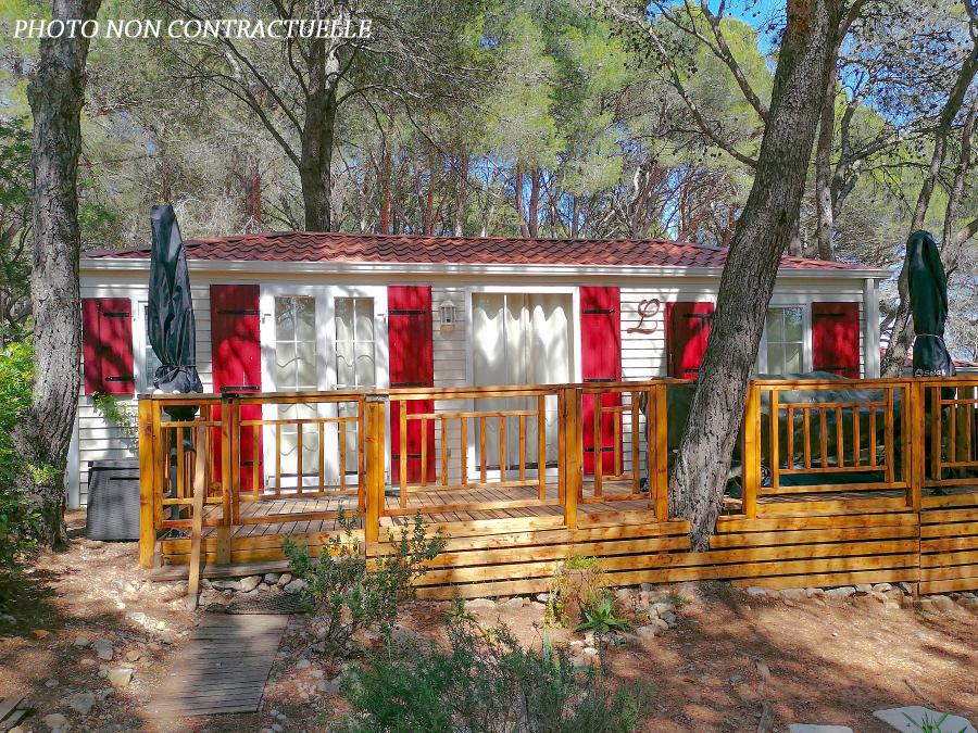 Mobilhome 6 personnes - Blueberry PREMIUM -2 chambres 32m²- *Clim, terrasse, TV* 0