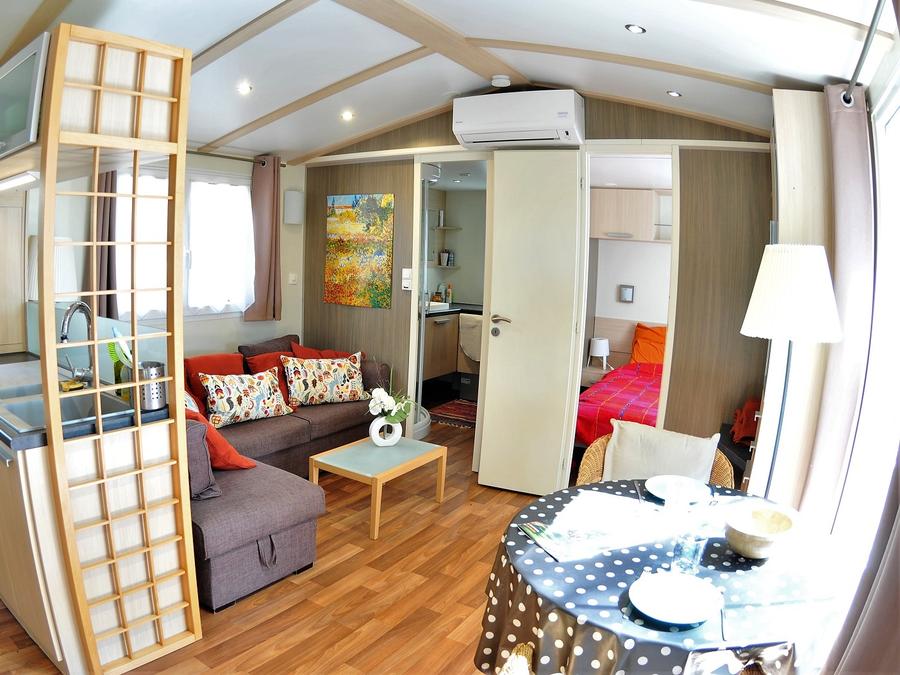 Mobilhome 6 personnes - Blueberry PREMIUM -2 chambres 32m²- *Clim, terrasse, TV* 1