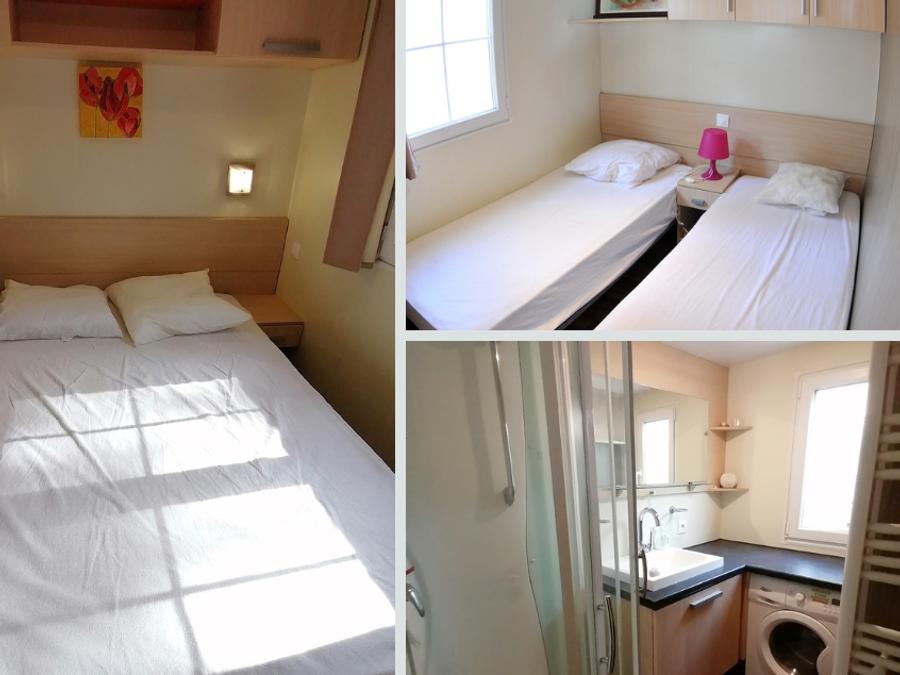 Mobilhome 6 personnes - Blueberry PREMIUM -2 chambres 32m²- *Clim, terrasse, TV* 2