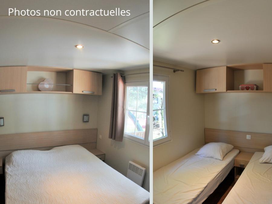 Mobilhome 6 personnes - Baltimore PREMIUM -2 chambres 40m²- *Clim, terrasse, TV* 4