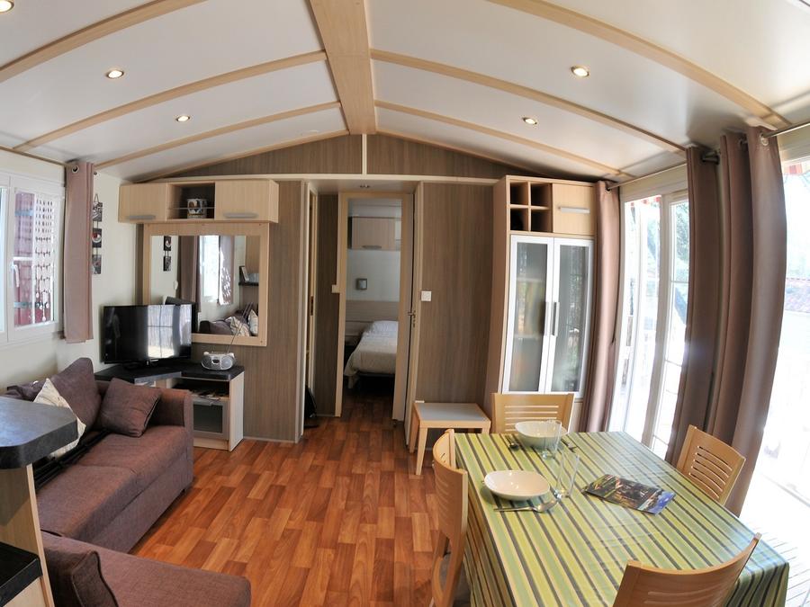 Mobilhome 6 personnes - Baltimore PREMIUM -2 chambres 40m²- *Clim, terrasse, TV* 1