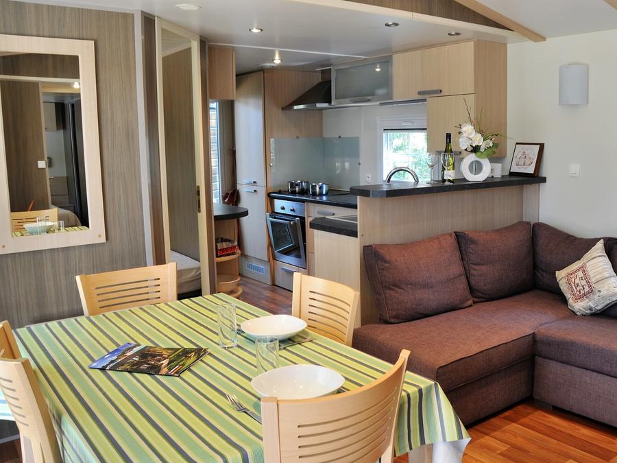 Mobilhome 6 personnes - Baltimore PREMIUM -2 chambres 40m²- *Clim, terrasse, TV* 2
