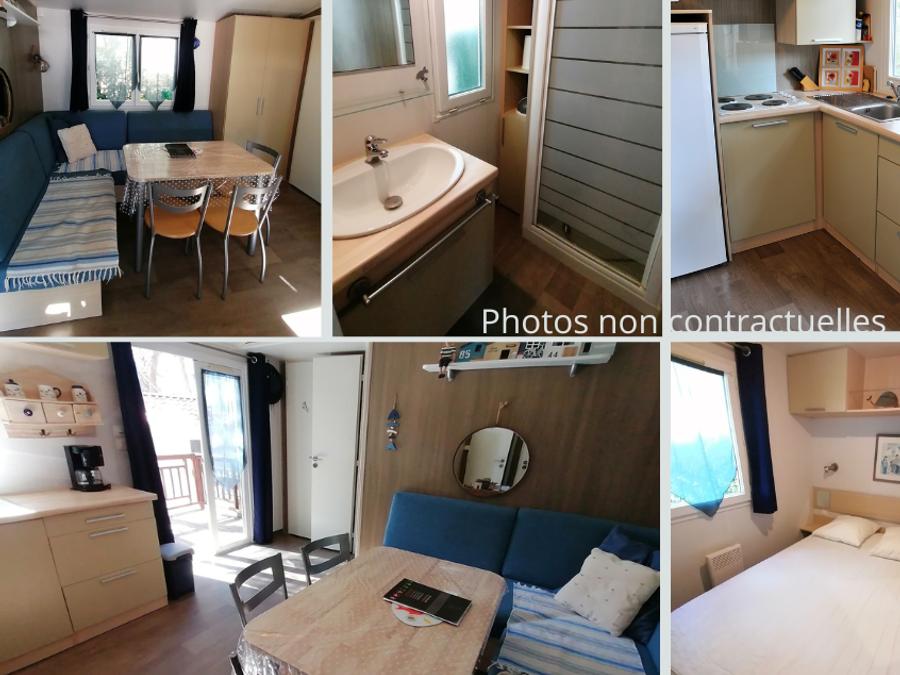 Mobilhome 4 personnes - Océane CONFORT -2 chambres 27m²- *Clim, terrasse, TV* 3