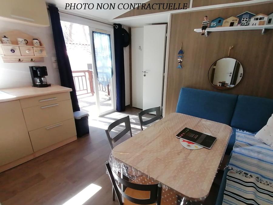 Mobilhome 4 personnes - Océane CONFORT -2 chambres 27m²- *Clim, terrasse, TV* 1