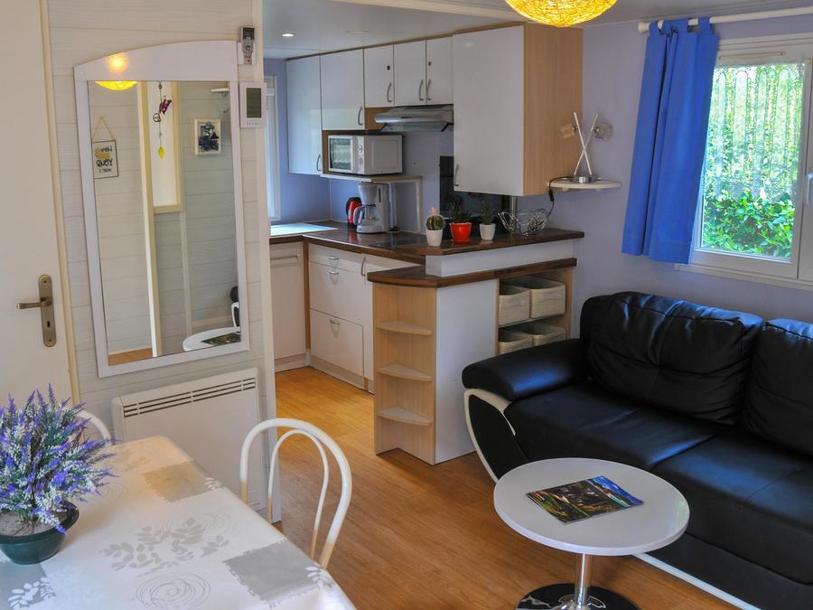 Mobilhome 4 personnes - Savanah CONFORT -2 chambres 30m²- *Clim, terrasse, TV* 1