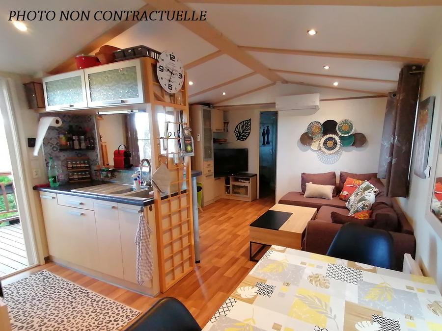Mobilhome 6 personnes - Madison PREMIUM -2 chambres 40m²- *Clim, terrasse, TV* 2