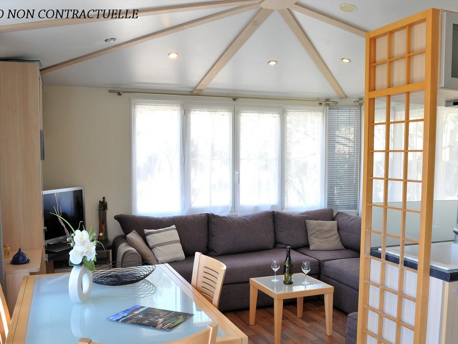 Mobilhome 6 personnes - Charleston PREMIUM -2 chambres 40m²- *Clim, terrasse, TV* 1