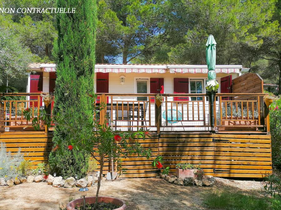 Mobilhome 6 personnes - Charleston PREMIUM -2 chambres 40m²- *Clim, terrasse, TV* 0