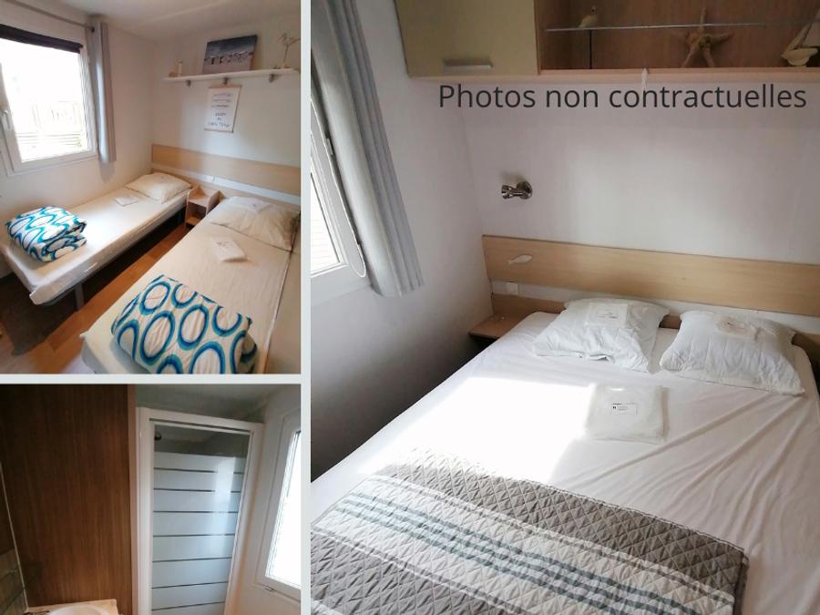 Mobilhome 6 personnes - Tribord CONFORT -3 chambres 32m²- *Clim, terrasse, TV* 2