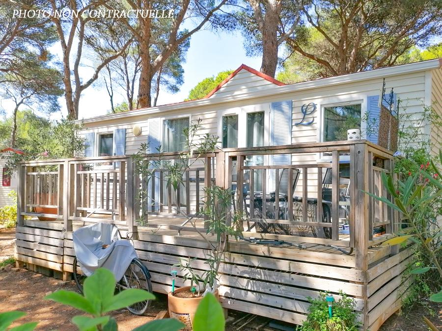 Mobilhome 6 personnes - Tribord CONFORT -3 chambres 32m²- *Clim, terrasse, TV* 0
