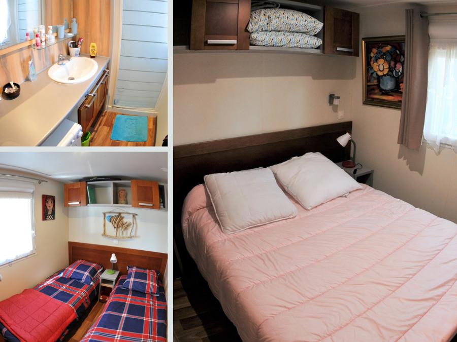 Mobilhome 4 personnes - Sumba CONFORT -2 chambres 30m²- *Clim, terrasse, TV* 2