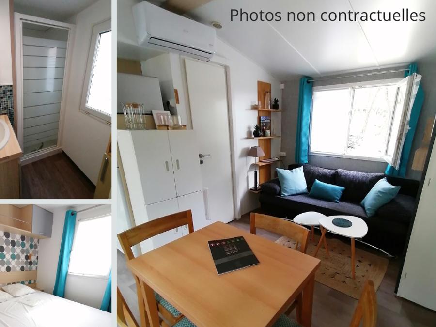 Mobilhome 4 personnes - Grand Large CONFORT -2 chambres 30m²- *Clim, terrasse, TV* 2