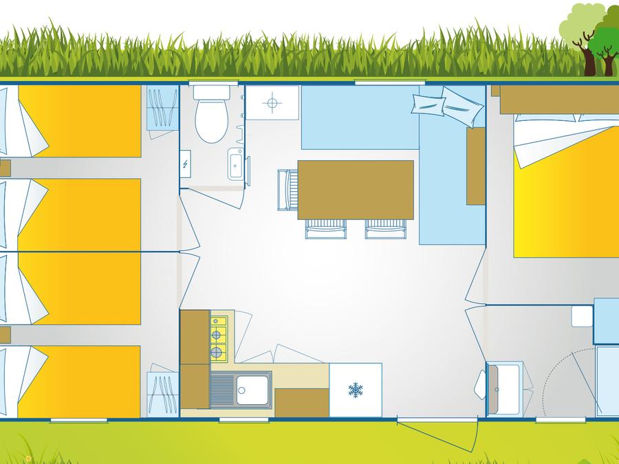 Mobilhome 6 personnes - Happy Premium Suite 5