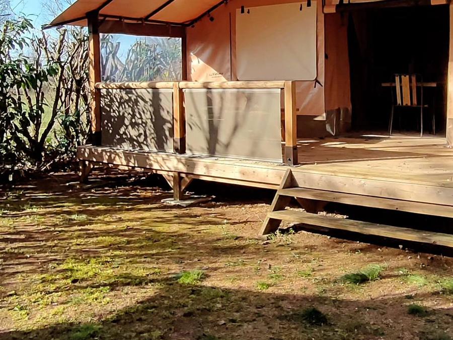 Lodge 5 personnes - Tente Lodge VICTORIA 20m² + 10m² terrasse couverte 4