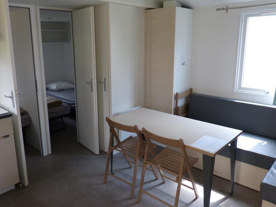 Mobilhome 8 personnes - Mobil home climatisé de 28.3m² - 3 chambres + terrasse semi couverte 22.5m² 5