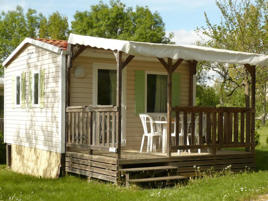 Mobilhome 2 personnes - Mobil home 16m² - 1 chambre + terrasse couverte 10m² 0