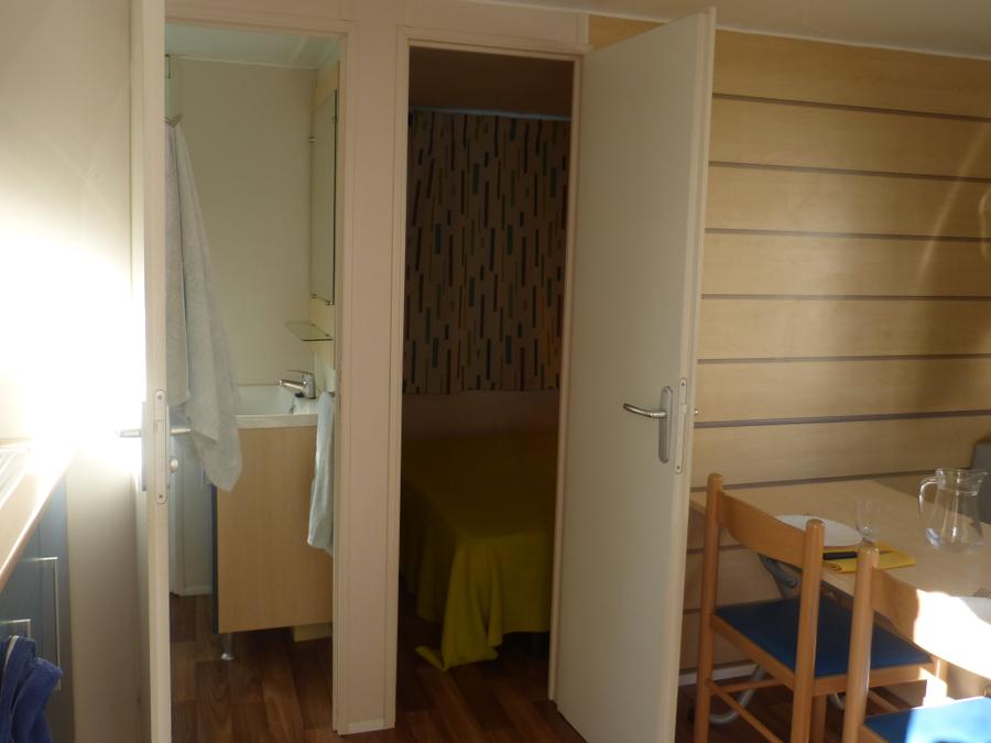 Mobilhome 2 personnes - Mobil home 16m² - 1 chambre + terrasse couverte 10m² 2