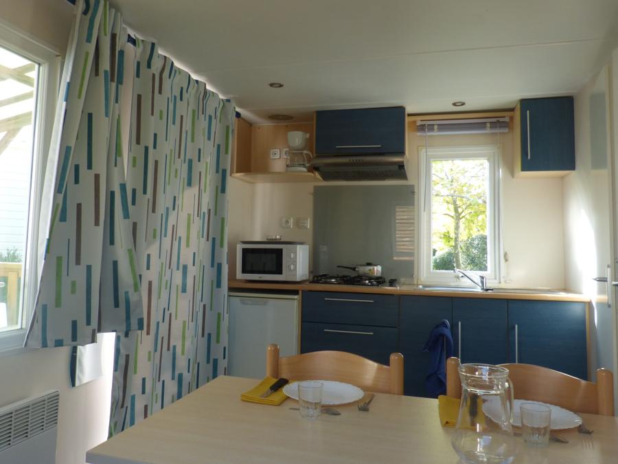 Mobilhome 2 personnes - Mobil home 16m² - 1 chambre + terrasse couverte 10m² 3