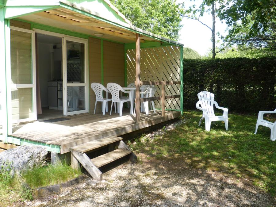 Chalet 5 personnes - Chalet 22m² - 2 chambres + terrasse couverte 10m² 0