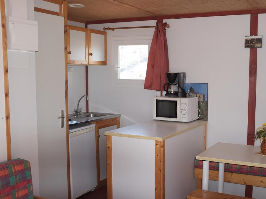 Chalet 2 personnes - Bois avec TV 9