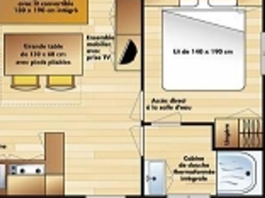 Mobilhome 2 personnes - Super Mercure 1